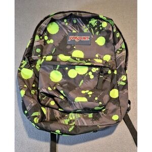 Jansport Superbreak Zap Green Super Splash Backpack